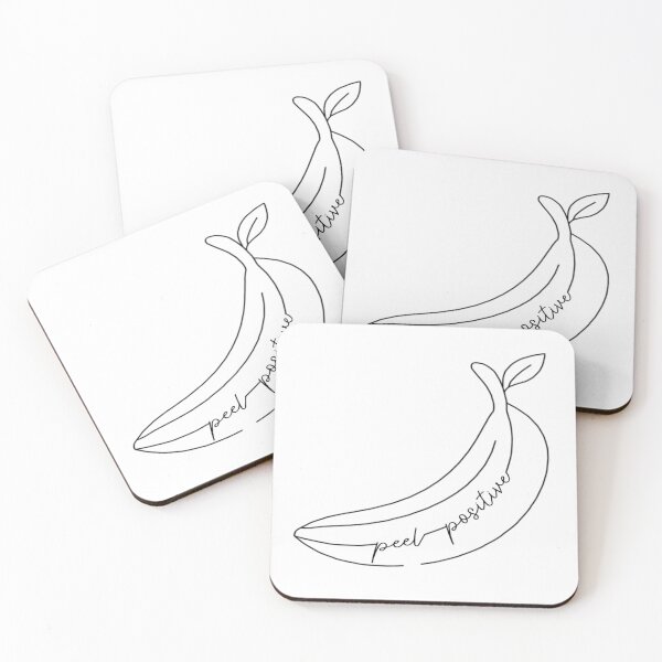 Item preview, Peel positive - banana line art style designed and sold by Funny-Banana.