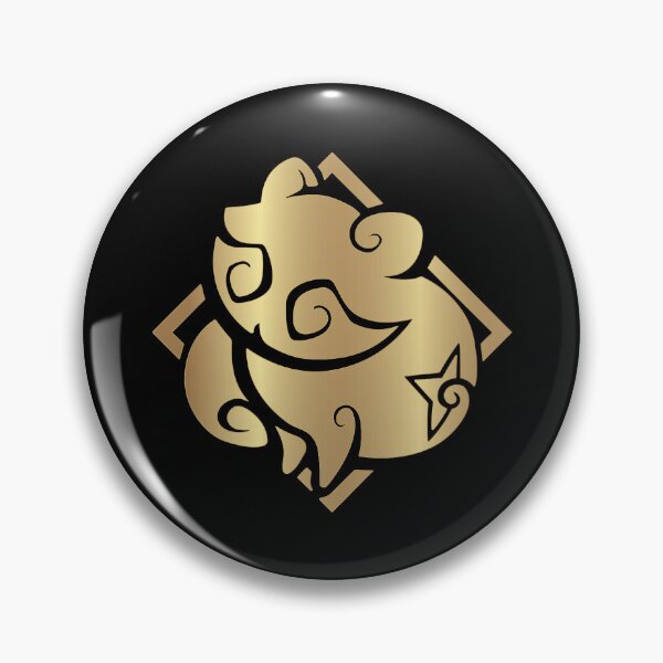 Item preview, Sayu Genshin Impact Character Gold Symbol designed and sold by Kubala Designs.