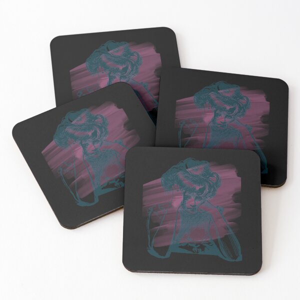 Item preview, Gibson girl in pink  designed and sold by MarigoldandLily.