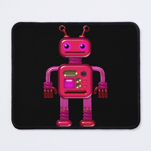 Item preview, Pinkie the Whimsical Pink Robot designed and sold by CheriesArt.