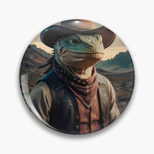 Item preview, Cowboy lizard. designed and sold by MyHappyArtShop.