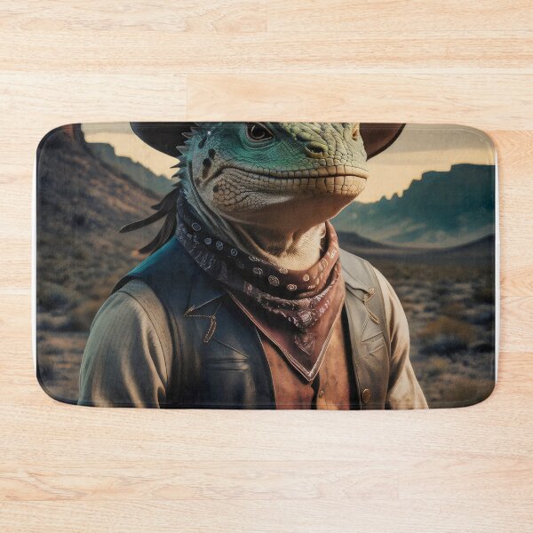 Item preview, Cowboy lizard. designed and sold by MyHappyArtShop.