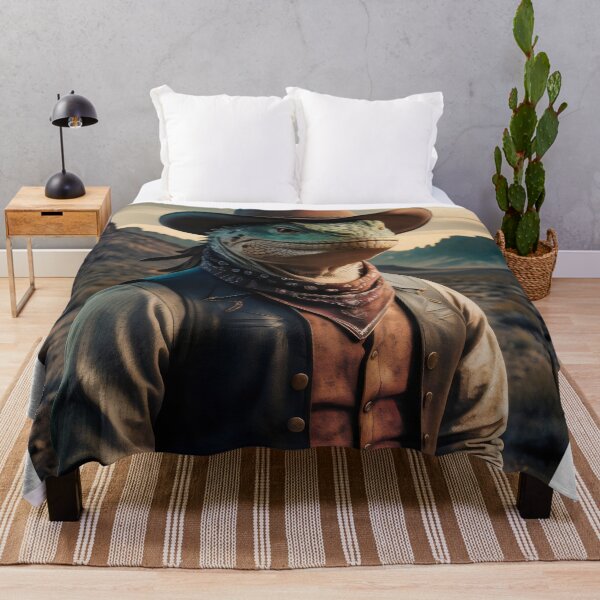 Item preview, Cowboy lizard. designed and sold by MyHappyArtShop.