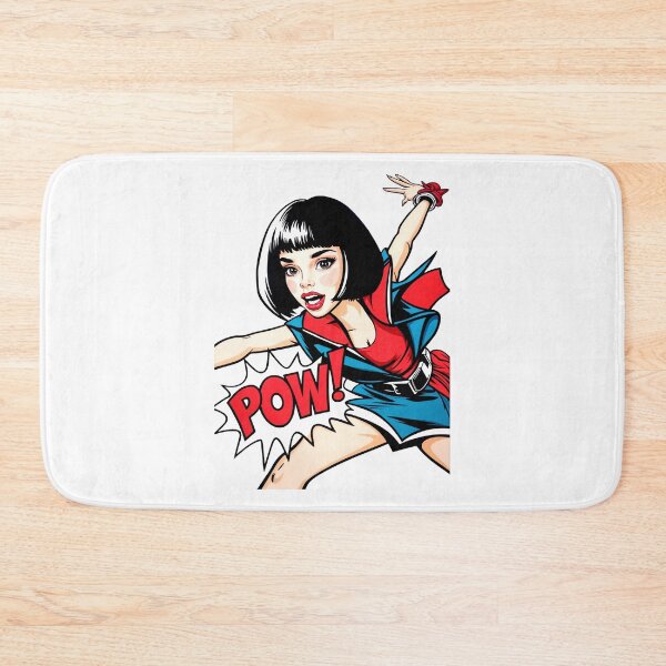 Item preview, POW! Dynamic Comic Book Style Action Punch in Red, Black, and White designed and sold by SplashTastic.