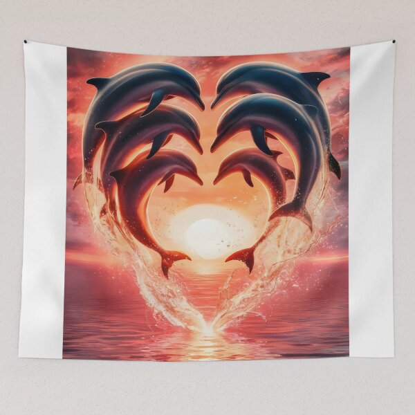 Item preview, Dolphins. designed and sold by MyHappyArtShop.
