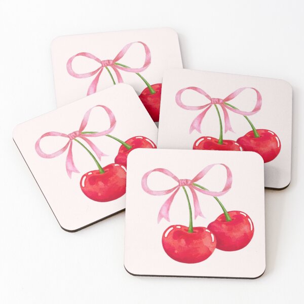 Item preview, coquette ribbon cherry designed and sold by bia  xo.