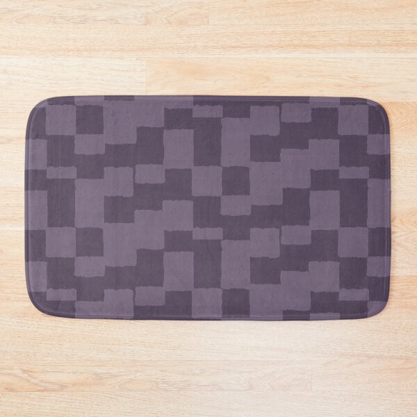 Item preview, shifted checkerboard pattern in mauve and plum purple designed and sold by colorofmagic.