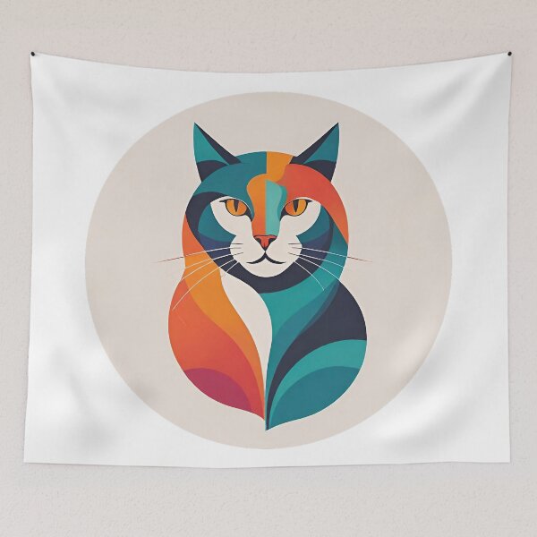 Item preview, Fabulous vintage design for cat lover  designed and sold by RedCircleArt.