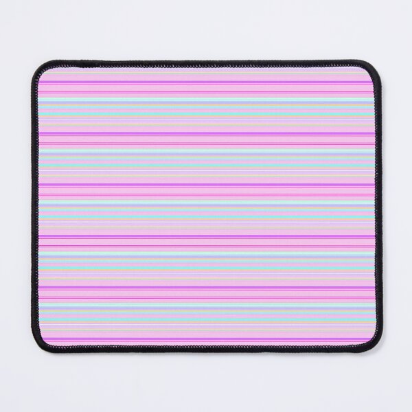 Item preview, Pastel pink blue striped | Pink blue light tones horizontal stripes designed and sold by lausn.