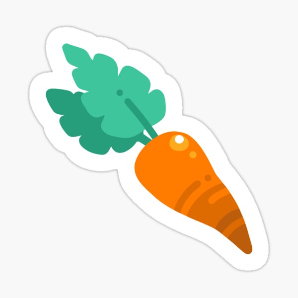 Artikel-Vorschau von Karottenschleim-Rancher-Symbol, designt und verkauft von Gamify Store.