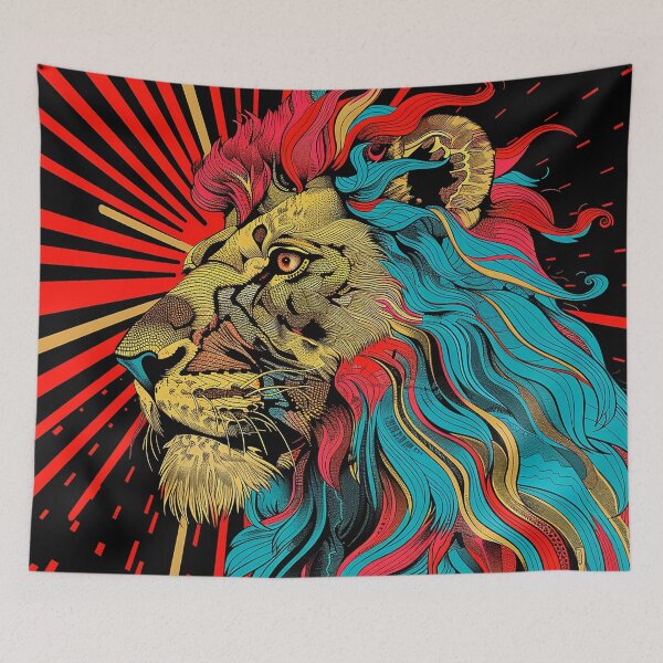Item preview, Lion Illustration Art designed and sold by nomiraclehere.