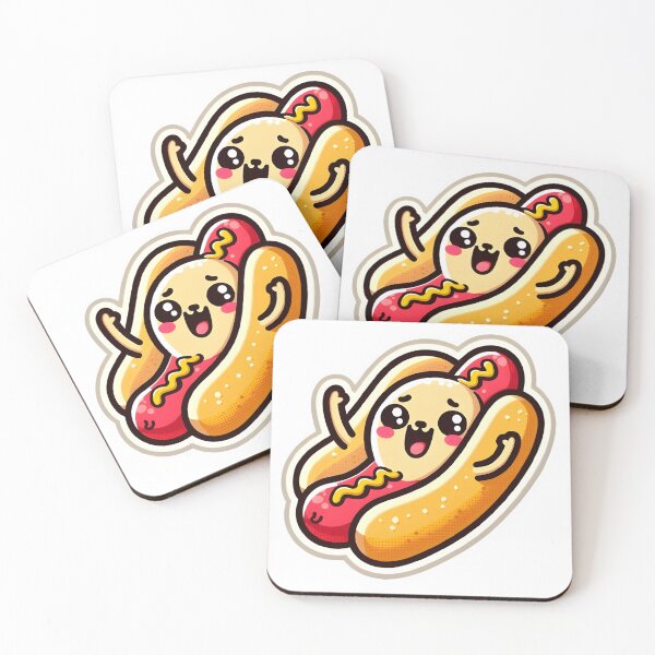 Item preview, Lovable Hot Dog Character designed and sold by ArtKae.