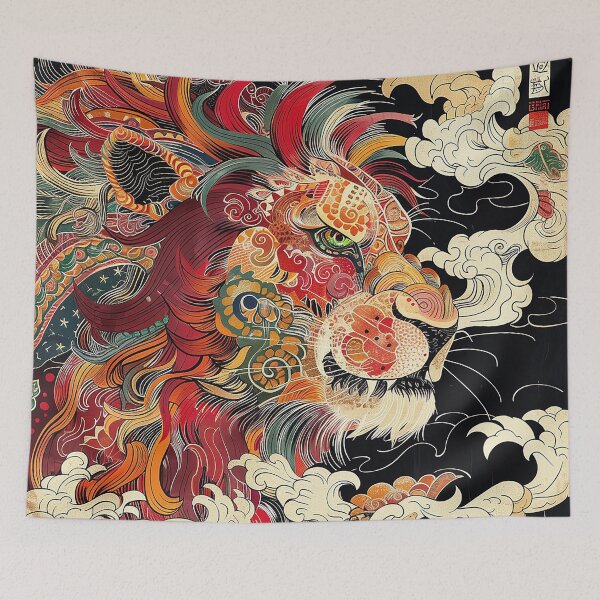 Item preview, Lion Illustration Art designed and sold by nomiraclehere.