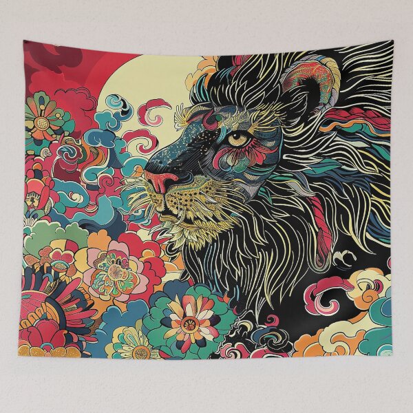 Item preview, Lion Illustration Art designed and sold by nomiraclehere.