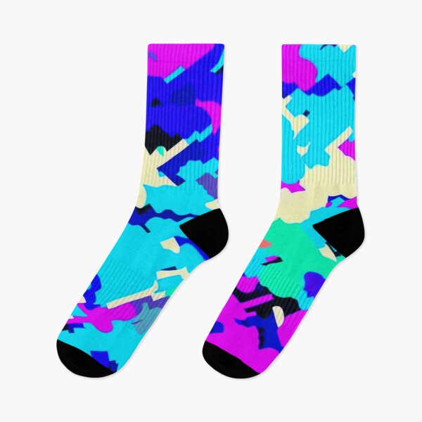 Artikelvorschau, Lebendiges abstraktes Neon-Camouflage-Muster entworfen und verkauft von SportyAndArtful.