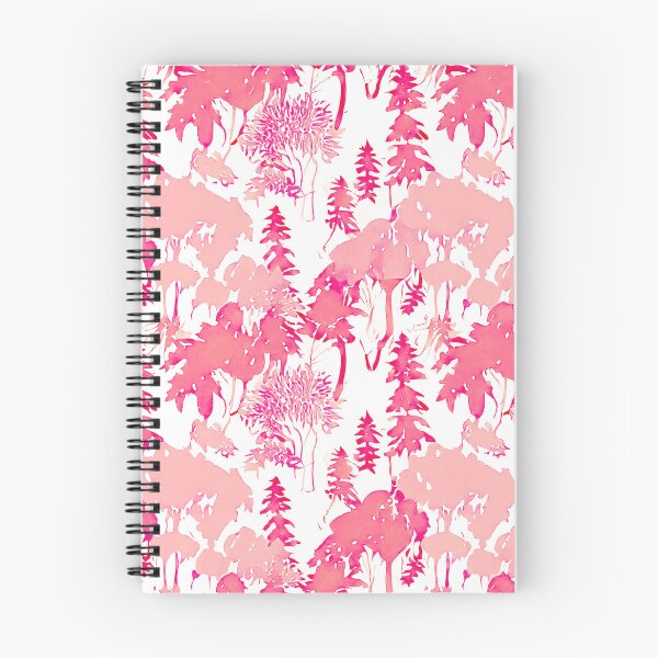 Aperçu de l'œuvre Motif forêt rose tendre créée et vendue par Clara Fruggeri.
