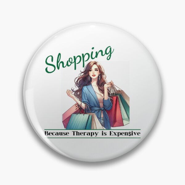 Item preview, Shopping: Because Therapy is Expensive designed and sold by SassiDesigns.
