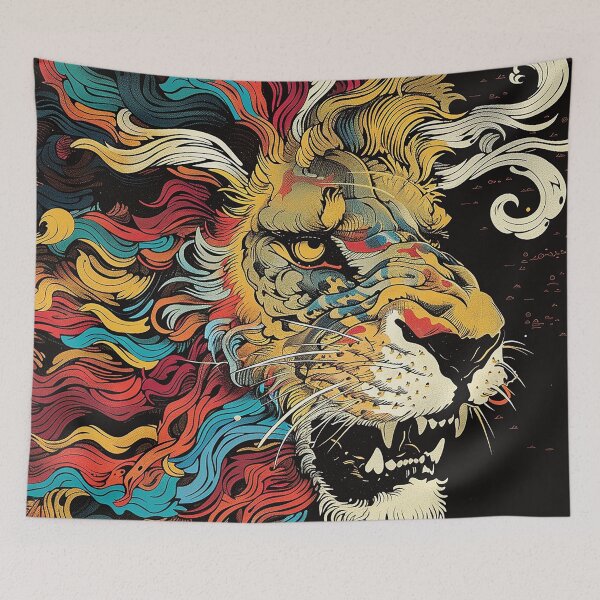 Item preview, Lion Illustration Art designed and sold by nomiraclehere.