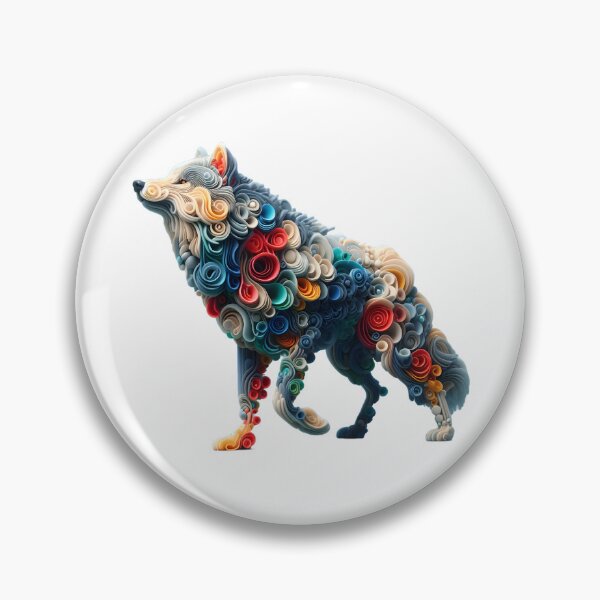 Item preview, Where Wilderness Blooms: A Floral Tribute to the Wild Canine designed and sold by pumsquare.