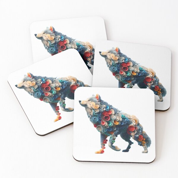Item preview, Where Wilderness Blooms: A Floral Tribute to the Wild Canine designed and sold by pumsquare.