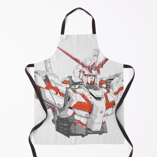 Item preview, White Red Unicorn Gundam Art - Anime Mecha Design designed and sold by deveerei.