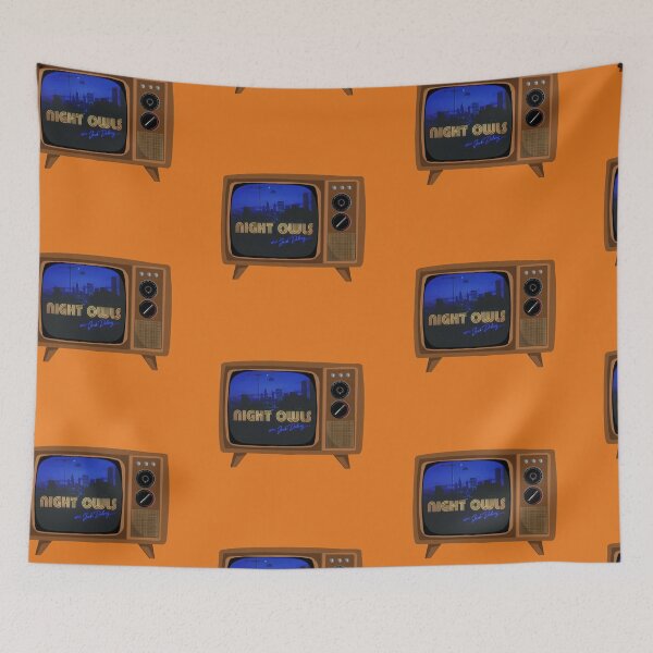 Item preview, Watching Night Owls on 70's TV designed and sold by Laceyjae Digital Art.
