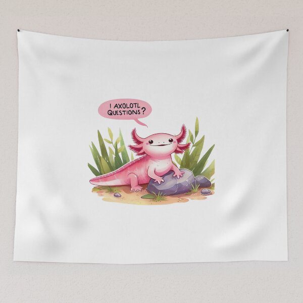 Item preview, I Axolotl Questions designed and sold by maximinano100k.