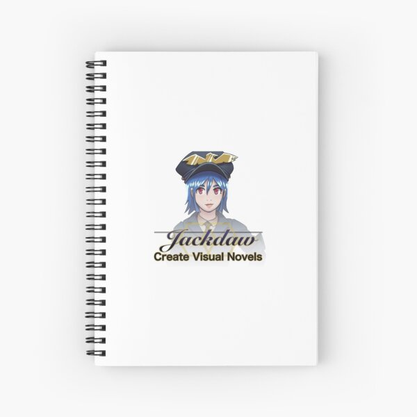 Jackdaw VNE merchandise - White series Spiral Notebook