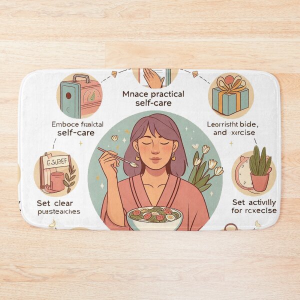 Item preview, Daily Self-Care Essentials designed and sold by Sadia  Jannat.