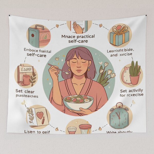 Item preview, Daily Self-Care Essentials designed and sold by Sadia  Jannat.