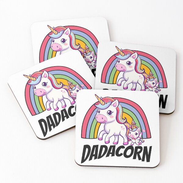 Item preview, Dadacorn Unicorn Daddy Kawaii Design designed and sold by Maciej  Strzelczyk.