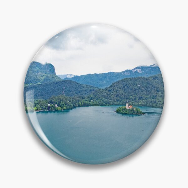 Item preview, Lake Bled from Lake Bled Castle, Slovenia designed and sold by HazelWright.