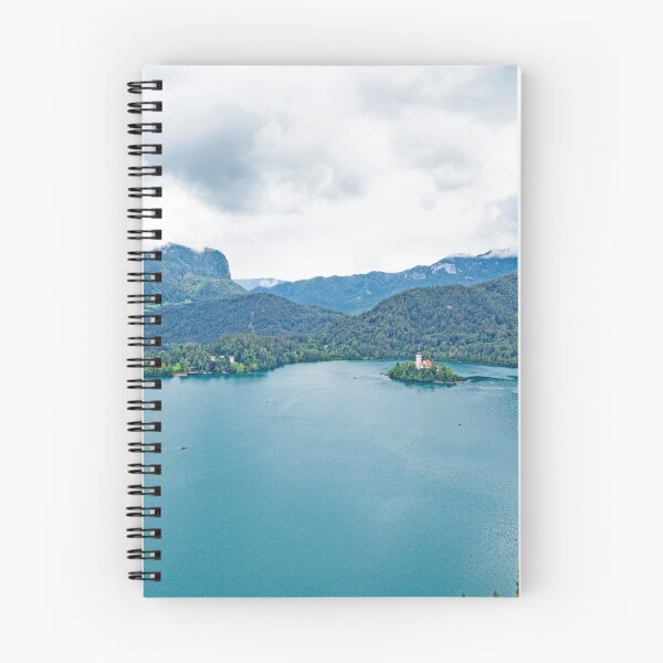Item preview, Lago Bled desde el castillo del lago Bled, Eslovenia designed and sold by HazelWright.