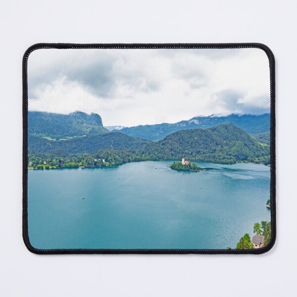 Item preview, Lake Bled from Lake Bled Castle, Slovenia designed and sold by HazelWright.
