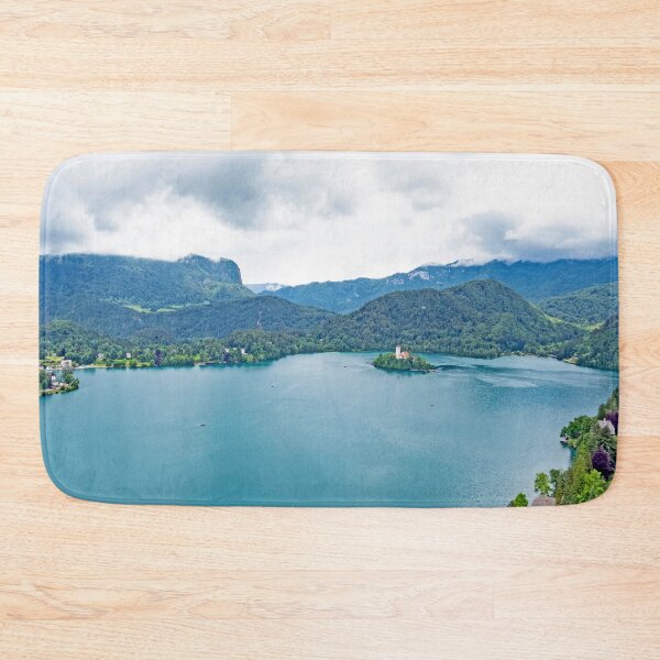 Item preview, Lake Bled from Lake Bled Castle, Slovenia designed and sold by HazelWright.