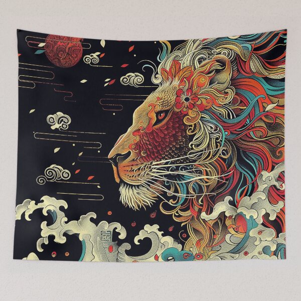 Item preview, Lion Illustration Art designed and sold by nomiraclehere.