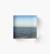 The Salton Sea with the Moon! Acrylic Block