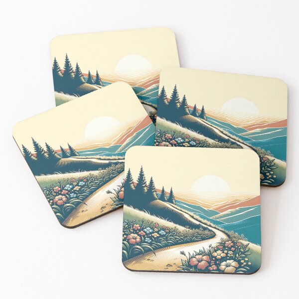 Item preview,  Winding Path to Adventure: Embracing the Sunrise designed and sold by 0penvimark.