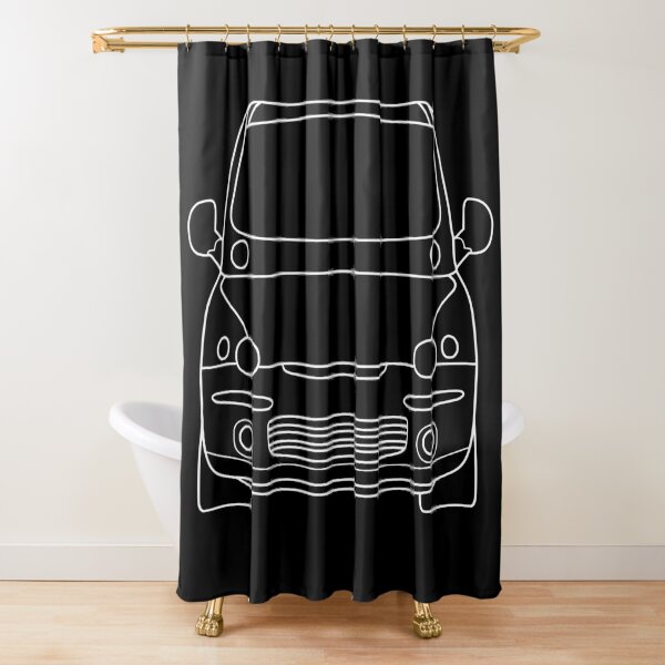 Item preview, Fiat Multipla 1998-2004 white lined art designed and sold by EdimDesign.