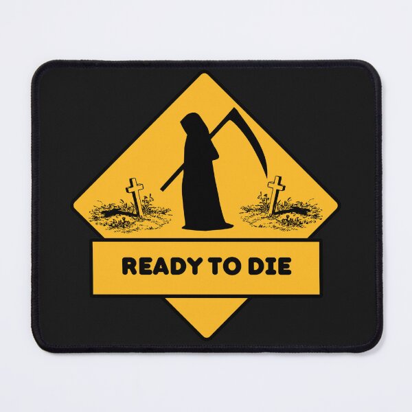 Item preview, Ready To Die Grim Reaper Cemetery Cross designed and sold by CrystalWillette.