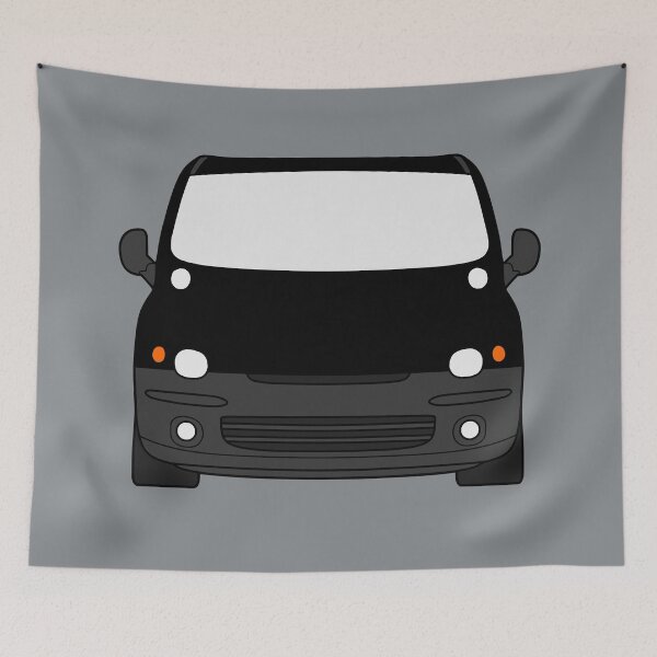 Item preview, Fiat Multipla 1998-2004 black designed and sold by EdimDesign.