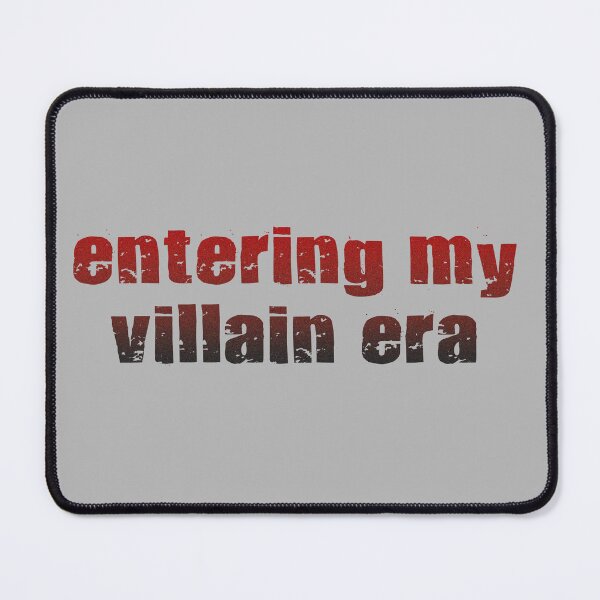 Item preview, Entering My Villain Era Graphic Print in Red to Black Gradient designed and sold by Feral Designs by Lauren Elisabeth.