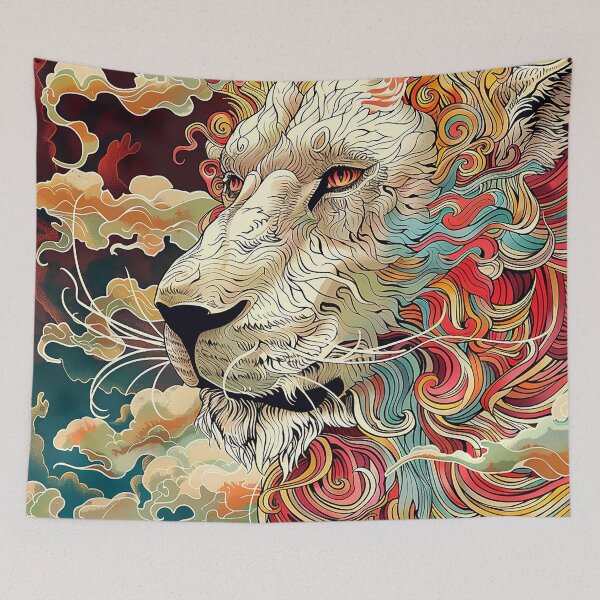 Item preview, Lion Illustration Art designed and sold by nomiraclehere.