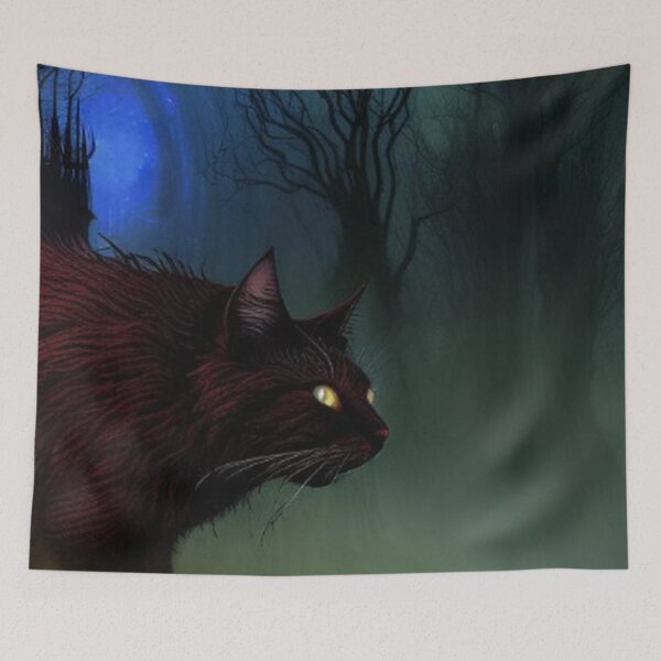 Item preview, Gothic Haunting Black Cat designed and sold by TheDarkWardrobe.