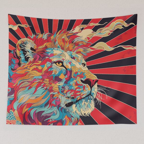 Item preview, Lion Illustration Art designed and sold by nomiraclehere.