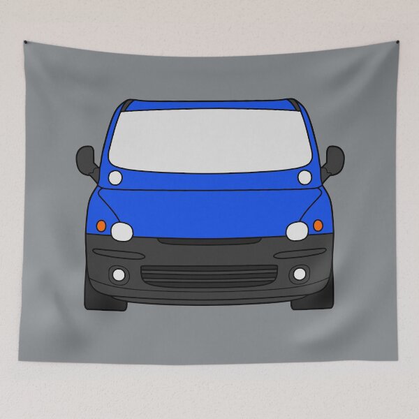 Item preview, Fiat Multipla 1998-2004 caribbean blue designed and sold by EdimDesign.