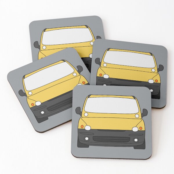 Item preview, Fiat Multipla 1998-2004 yellow designed and sold by EdimDesign.