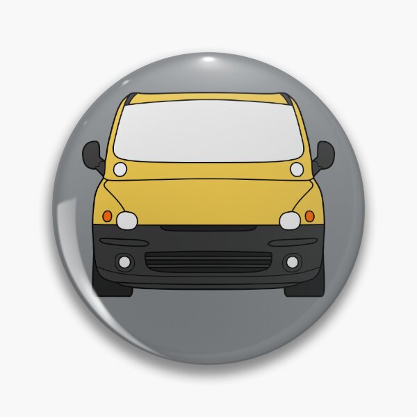 Item preview, Fiat Multipla 1998-2004 yellow designed and sold by EdimDesign.