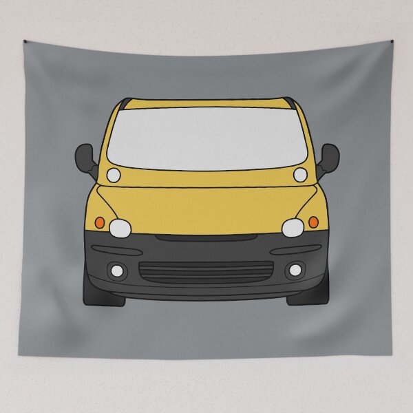 Item preview, Fiat Multipla 1998-2004 yellow designed and sold by EdimDesign.