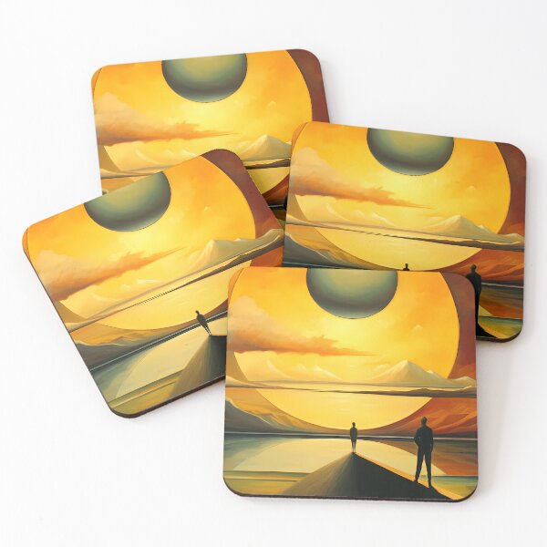 Item preview, Encounter at Sunset on Alien Planet designed and sold by DeMuurdecoratie.